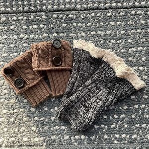 LAST CHANCE! 🎈Fall/Winter Boot Sock Cuffs, 2 Pairs